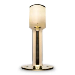 Rounded Center Post Bracket - Polished Brass - 2" OD -Bar Supplies 00 336 2 Rounded Center Post Bracket Polished Brass 2 OD 03 48981.1598454618