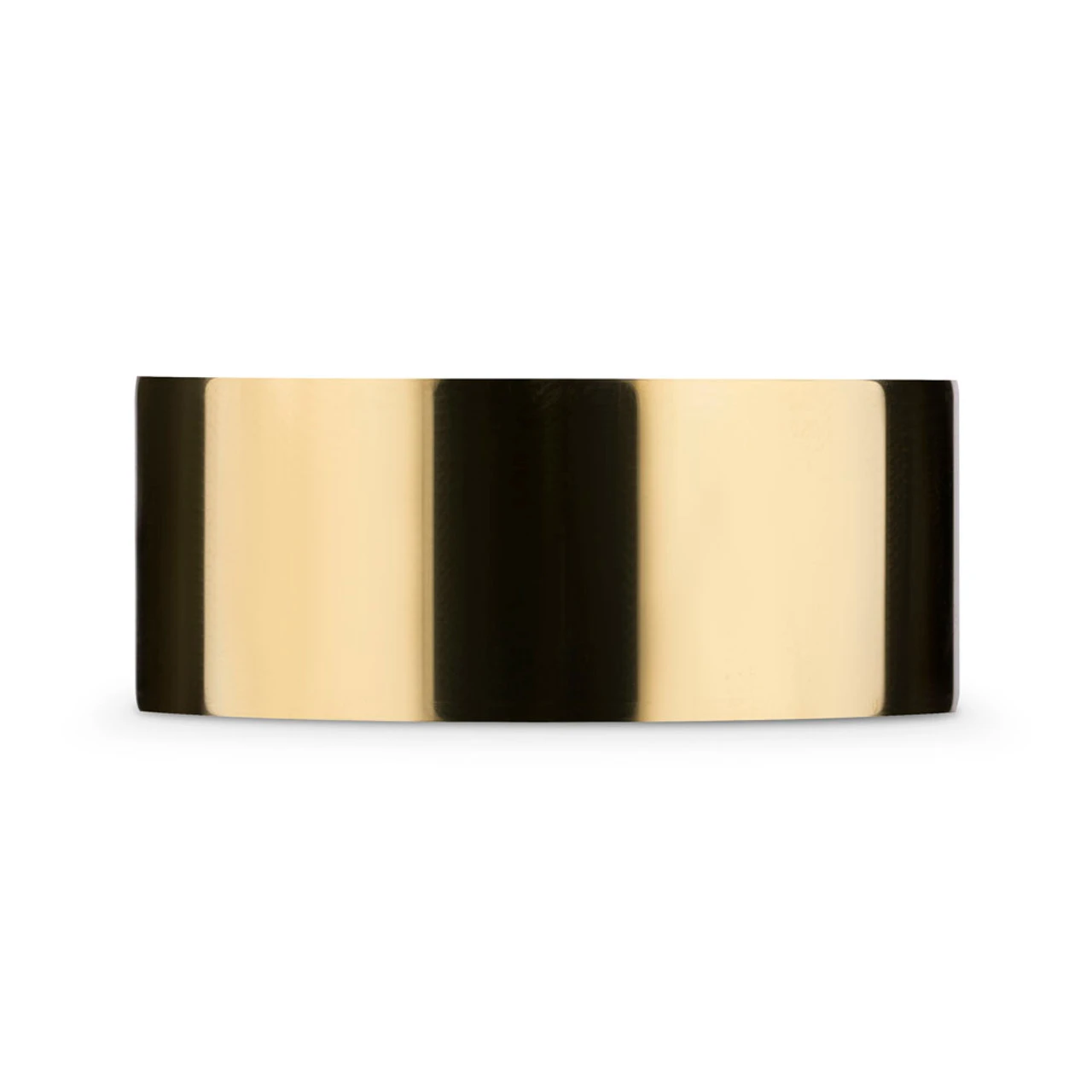 External Flat End Cap - Polished Brass - 2" OD 4 External Flat End Cap - Polished Brass - 2" OD - Image 2