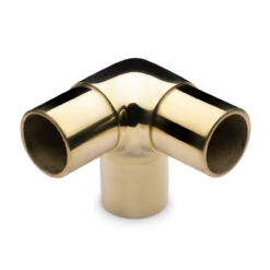 Flush Side Outlet Elbow Fitting - Polished Brass - 1.5" OD -Bar Supplies 00 733 1H Flush Side Outlet Elbow Polished Brass 1 pt 5 OD 03 26469.1598455116