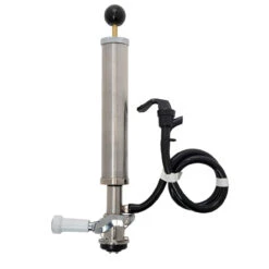 US Sankey Beer Keg Pump - Short Lever Handle - 8" Steel Barrel