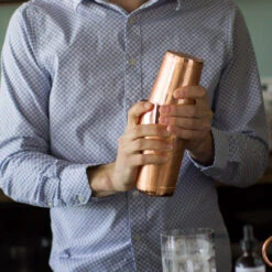 Urban Bar Ginza Weighted Tall & Short Shaker Tin Set - Copper Plated -Bar Supplies 05032017 dg chilled ad 71 84714.1590772647