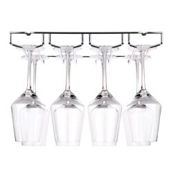 4-Channel Glass Rack - Chrome