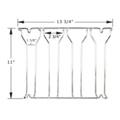 4-Channel Glass Rack - Chrome -Bar Supplies 099ch 4chglrck b3 1 80442.1590765407