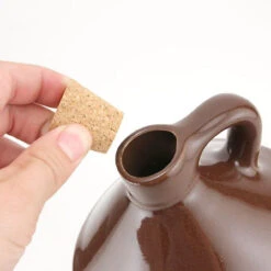 Ohio Stoneware Old Fashioned Moonshine Jug Beer Growler - 64 Oz -Bar Supplies 176149 old fashioned stone jug b3 1 99824.1590768466