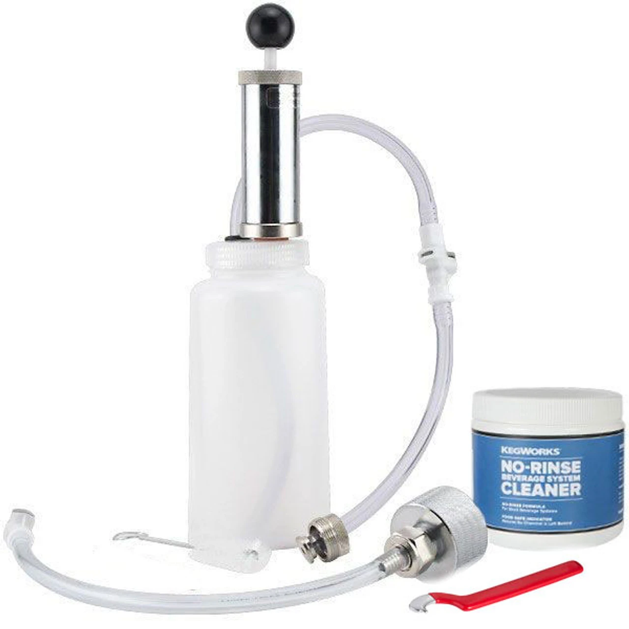 Super Deluxe Draft Beer Line Cleaning Kit - 1lb No-Rinse Powder 3 Super Deluxe Draft Beer Line Cleaning Kit - 1lb No-Rinse Powder