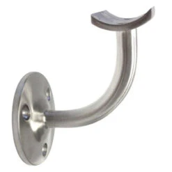 Handrail Bracket - Brushed Stainless Steel - 1.5" OD