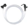 Beer Line Jumper - 3/16" ID - 5' Vinyl Hose W/ Liquid Ball Lock Disconnect & Picnic Faucet -Bar Supplies 177434 homebrew disconnect beer b1 1 35752.1590770742