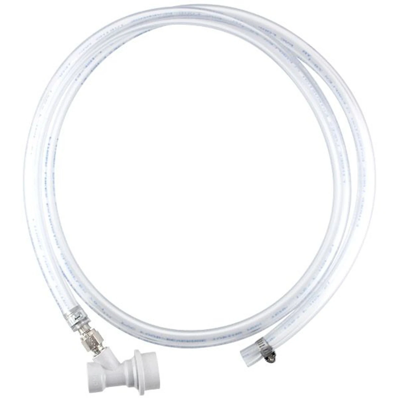 Air Line Jumper - 5/16" ID - 5' Vinyl Hose W/ Gas Ball Lock Disconnect & Screw Clamp 3 Air Line Jumper - 5/16" ID - 5' Vinyl Hose W/ Gas Ball Lock Disconnect & Screw Clamp