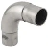 Curved Flush Elbow Fitting 90 Degree - Brushed Stainless Steel - 1.5" OD -Bar Supplies 177495 elbow fitting b1 1 69081.1590768175