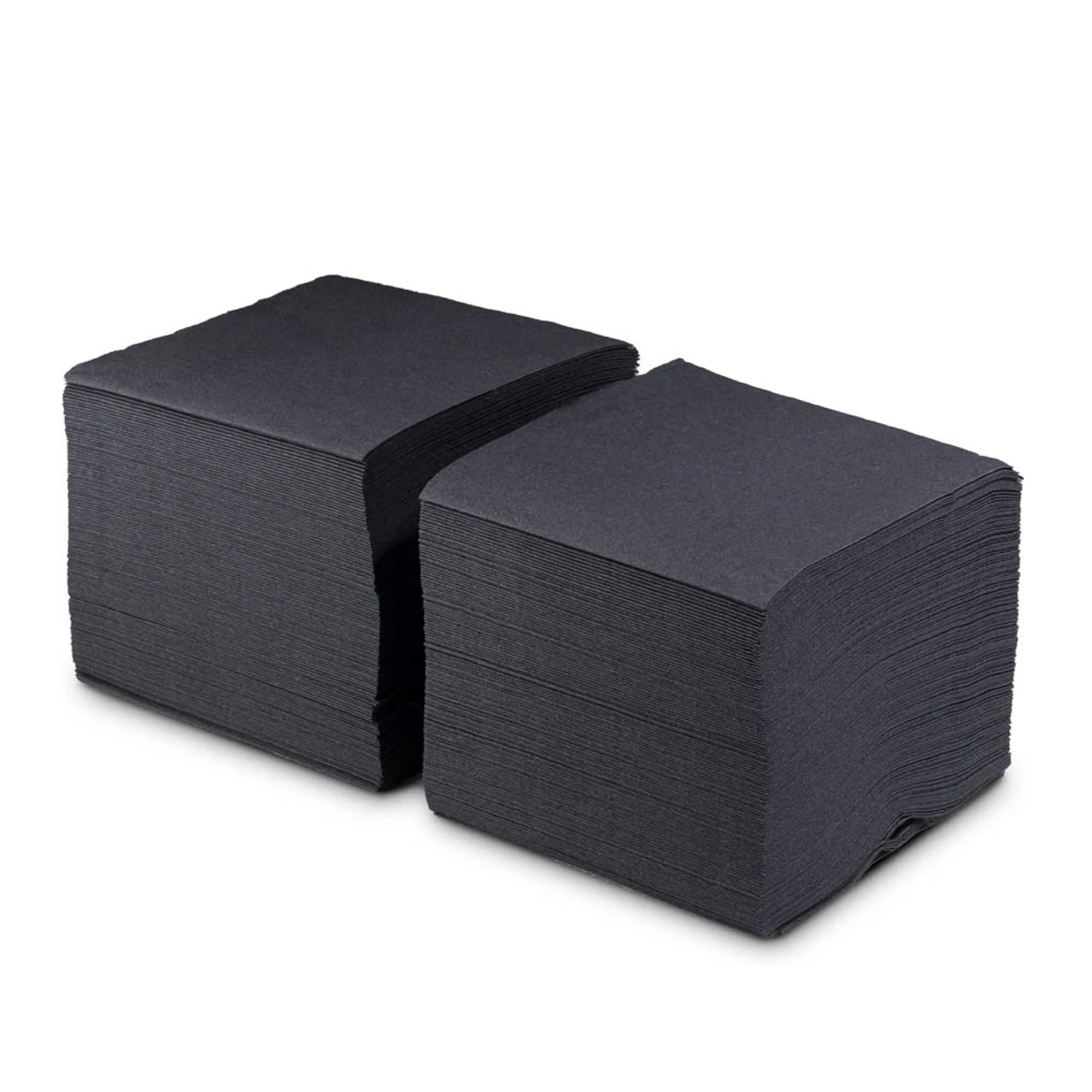 Cocktail Beverage Napkins - 1/4 Fold - Black - 2-Ply - Pack Of 250 5 Cocktail Beverage Napkins - 1/4 Fold - Black - 2-Ply - Pack Of 250 - Image 3