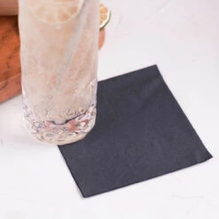 Cocktail Beverage Napkins - 1/4 Fold - Black - 2-Ply - Pack Of 250 9 Cocktail Beverage Napkins - 1/4 Fold - Black - 2-Ply - Pack Of 250 -Bar Supplies 17800580 Cocktail Beverage Napkins Qtr Fold Black 2 Ply Pack of 250 4 16526.1594739825