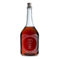 Rhum Art Deco Etched Spirit Decanter - 750ml