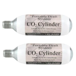 1/4 Keg CO2 Refill Bulbs For The Leland CO2 PicnicTap - 2 PACK