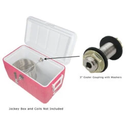 3" Cooler Coupling With Washers For Beer Jockey Box -Bar Supplies 21806 jockey box shank b4 1 08118.1590765701