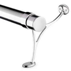Combination Foot Rail Bracket - Polished Stainless Steel - 2" OD -Bar Supplies 22 NS912 2 Combination Foot Rail Bracket Polished Stainess Steel 04 51264.1595354564