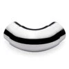 Curved Flush Elbow Fitting 90 Degree - Polished Stainless Steel - 2" OD
