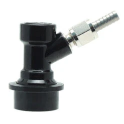 Ball Lock Quick Disconnects Kit W/ Keg Carbonation Lid & 5' Barrier Line Jumper -Bar Supplies 2408 ball lock style quick disconnect liquid 1 1 69202.1590768914