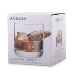 Godinger Cigar Whiskey Rocks Glass - 12 Oz - With Indented Cigar Rest -Bar Supplies 26089 Godinger Cigar Whiskey Rocks Glass 12 oz With Indented Cigar Rest 03 83562.1592499158