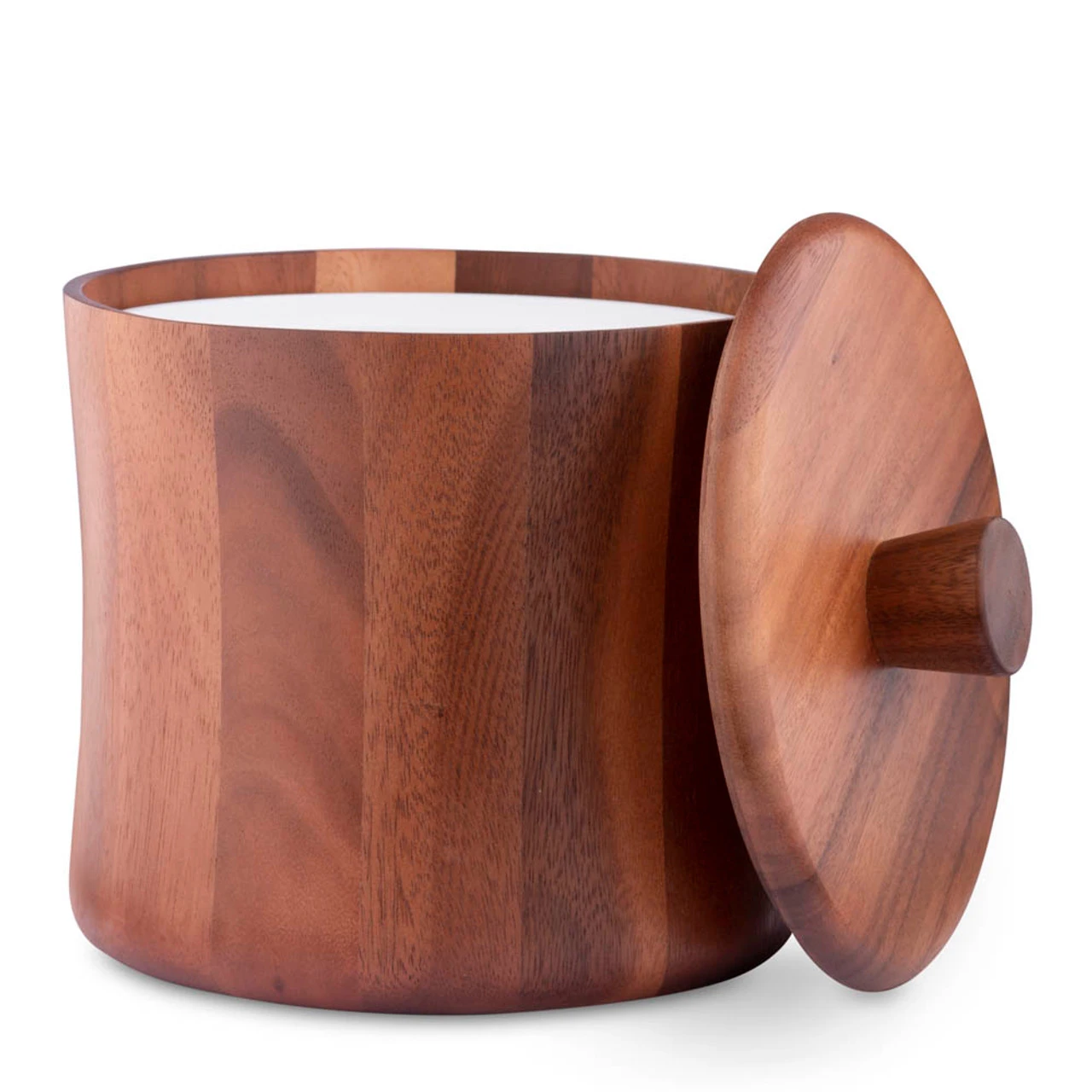 Natural Teak Wood Ice Bucket - 3 Quarts 4 Natural Teak Wood Ice Bucket - 3 Quarts - Image 2