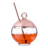 Nude Glass Hepburn Alchemy Cocktail Glass With Metal Lid & Straw - 9.25 Oz -Bar Supplies 29525 1101420 Nude Glass Hepburn Alchemy Cocktail Glass with Metal Lid and Straw 9 pt 25 oz 1 16326.1621883402