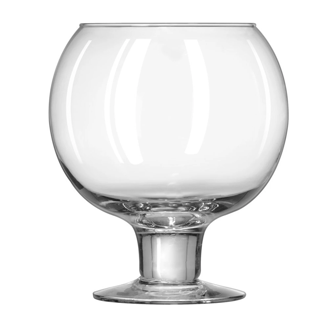 Libbey Super Globe Footed Tiki Fish Bowl Glass - 51 Oz - Hand Blown 3 Libbey Super Globe Footed Tiki Fish Bowl Glass - 51 Oz - Hand Blown