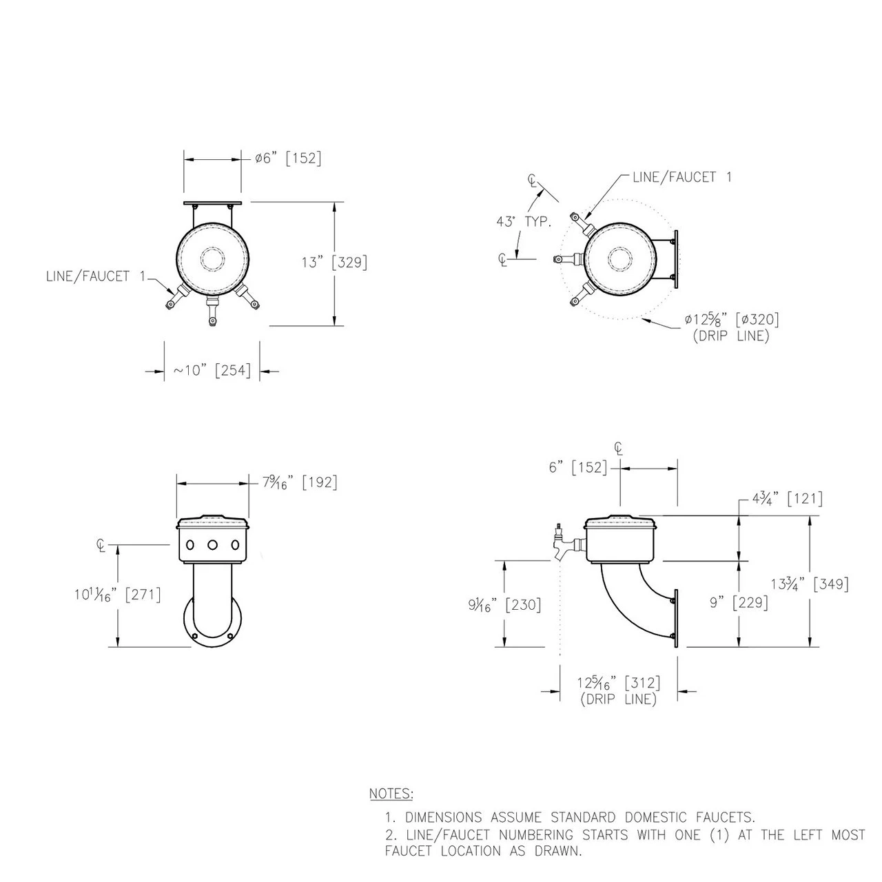 Lantern Wall Mount Draft Beer Tower - Air Cooled - 3 To 5 Faucets 6 Lantern Wall Mount Draft Beer Tower - Air Cooled - 3 To 5 Faucets - Image 4