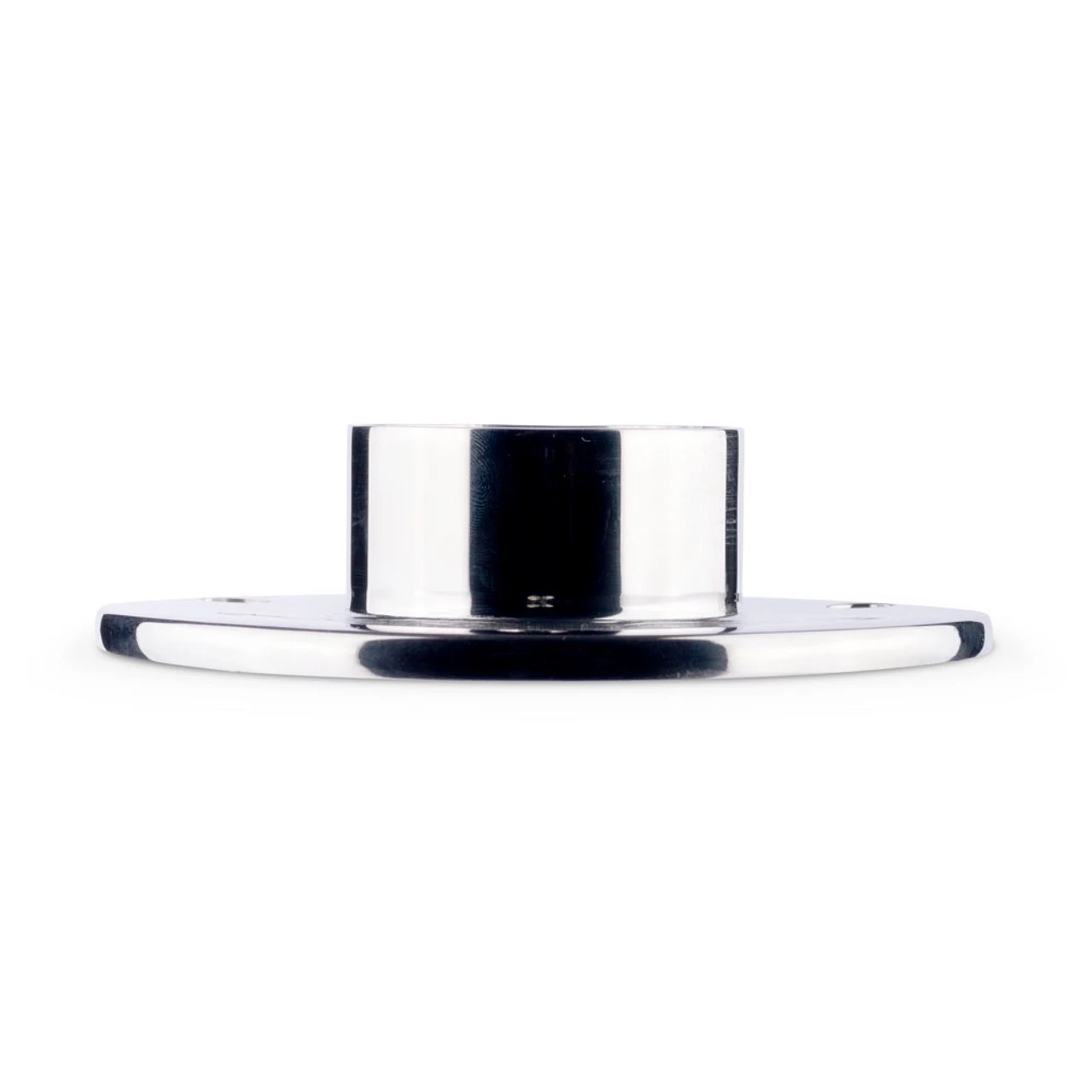 5" Heavy Duty Floor / Ceiling Flange - Polished Stainless Steel - 2" OD 4 5" Heavy Duty Floor / Ceiling Flange - Polished Stainless Steel - 2" OD - Image 2