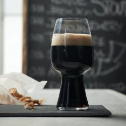 Spiegelau Stout Craft Beer Glasses - 21 Oz - 2 Pack - Designed With Left Hand Brewing Co. & Rogue Ales -Bar Supplies 4991661 spiegelau stout craft beer glasses v2b 83825.1590765241