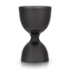Viski Warren Gunmetal Black Canterbury Double-Sided Cocktail Jigger - 1 Oz & 2 Oz