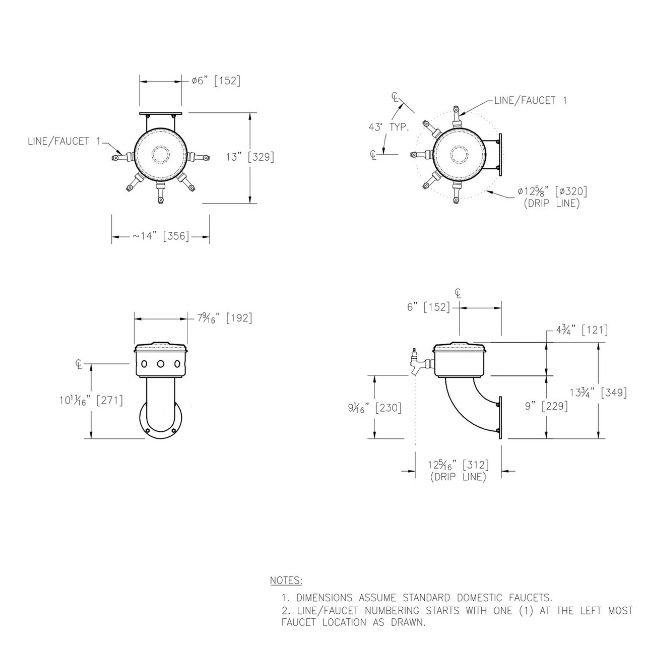 Lantern Wall Mount Draft Beer Tower - Air Cooled - 3 To 5 Faucets 8 Lantern Wall Mount Draft Beer Tower - Air Cooled - 3 To 5 Faucets - Image 6
