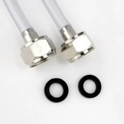 Beer Line Jumper - 3/16" ID - 5' Vinyl Hose W/ Connectors -Bar Supplies 600 60 beer line b3 1 43249.1590768332