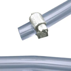 5' Vinyl Hose Jumper - 3/16" ID - Stainless Steel Tail Piece Connector & Screw Clamp -Bar Supplies 600 60hb ss homebwtbe bz44 1 42529.1590768344