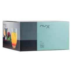 Nude Glass Hepburn Low Ball Glasses - 12.85 Oz - Set Of 4 -Bar Supplies 64082 1100879 Nude Glass Hepburn Low Ball Glasses 12 pt 85 oz Set of 4 01 00513.1621884192