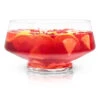 Viski Raye Footed Glass Punch Bowl - 2.56 Gallons -Bar Supplies 6447 punch raye footed punch bowl 2 21974.1612204057