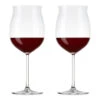 Nude Glass Vintage Grand Bourgogne Crystal Burgundy Wine Glasses - 24.5 Oz - Set Of 2