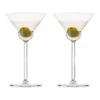 Nude Glass Vintage Rounded Crystal Martini Glasses - 6.42 Oz - Set Of 2 -Bar Supplies 67012 1052142 Nude Glass Vintage Rounded Crystal Martini Glasses 6 pt 42 oz Set of 2 01 71663.1623766749