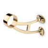 Bar Mount Foot Rail Bracket - Polished Brass - 2" OD -Bar Supplies 76913 2 Bar Mount Foot Rail Bracket Polished Brass 2 OD 01 47631.1598455585
