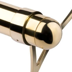 Domed End Cap - Polished Brass - 2" OD -Bar Supplies 76937 2 Domed End Cap Polished Brass 2 OD 3 18113.1598455807