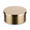 Flush Flat End Cap - Polished Brass - 2" OD -Bar Supplies 76940 2 Flush Flat End Cap Polished Brass 2 OD 1 60982.1598455855