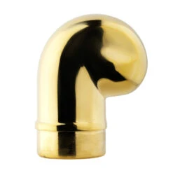 Scroll End Cap - Polished Brass - 2" OD -Bar Supplies 76944 2 Scroll End Cap Polished Brass 2 OD 02 87560.1605563410