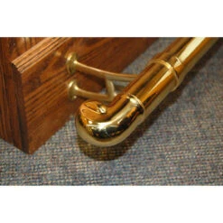 Scroll End Cap - Polished Brass - 2" OD -Bar Supplies 76944 2 decocap b1 1 42874.1590768546