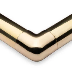 Flush Elbow Fitting 90 Degree - Polished Brass - 2" OD -Bar Supplies 76961 2 Flush Elbow Fitting 90 Degree Polished Brass 2 OD 03 82077.1600360522