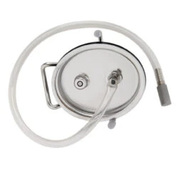 Ball Lock Quick Disconnects Kit W/ Keg Carbonation Lid & 5' Barrier Line Jumper -Bar Supplies 7c300 carbonating keg lid with diffusion stone 01 5 33655.1590768915