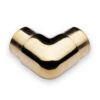 Flush Elbow Fitting 90 Degree - Polished Brass - 1.5" OD