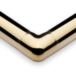 Flush Elbow Fitting 90 Degree - Polished Brass - 1.5" OD -Bar Supplies 8015 Flush Elbow Fitting 90 Degree Polished Brass 1 pt 5 OD 03 66718.1598455222