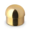 Domed End Cap - Polished Brass - 1.5" OD 2 Domed End Cap - Polished Brass - 1.5" OD -Bar Supplies 8025 Domed End Cap Polished Brass 1 pt 5 OD 1 98233.1600360379