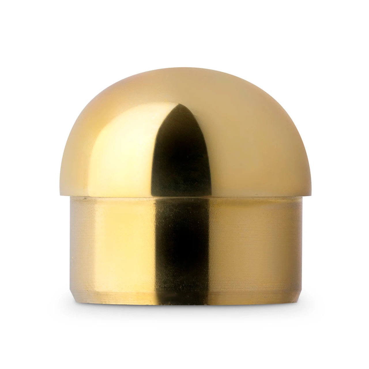 Domed End Cap - Polished Brass - 1.5" OD 4 Domed End Cap - Polished Brass - 1.5" OD - Image 2