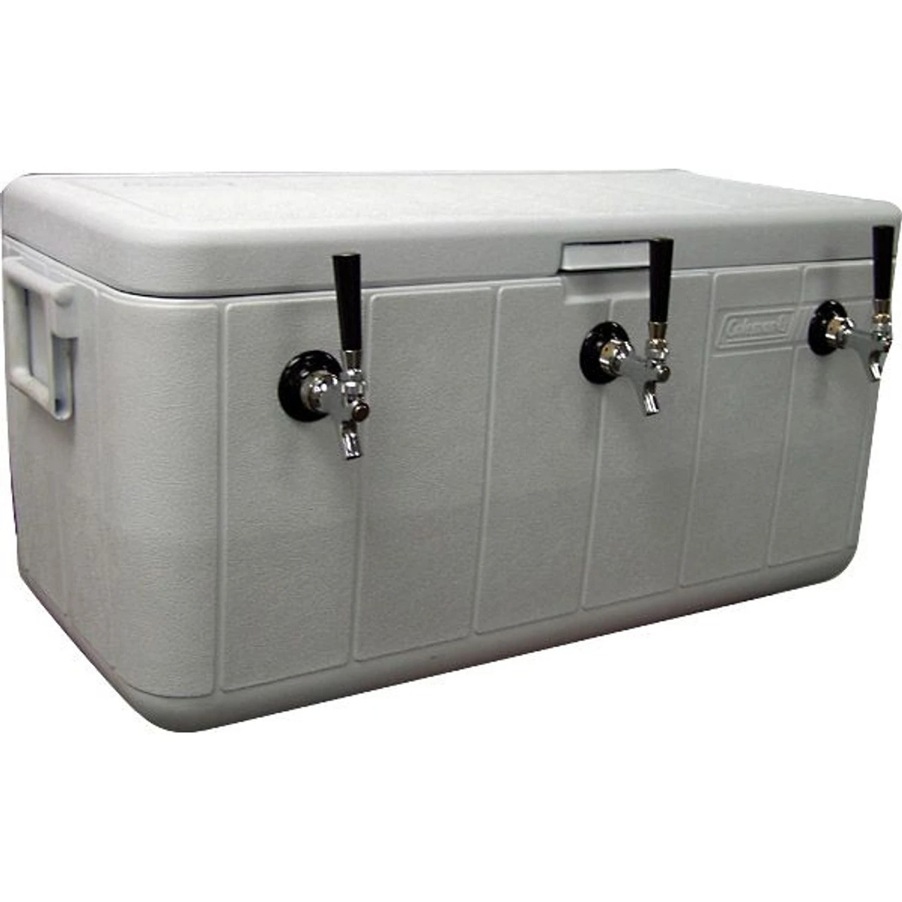 Triple Faucet Jockey Box - 120' Coils - Faucet Hardware Kit 3 Triple Faucet Jockey Box - 120' Coils - Faucet Hardware Kit