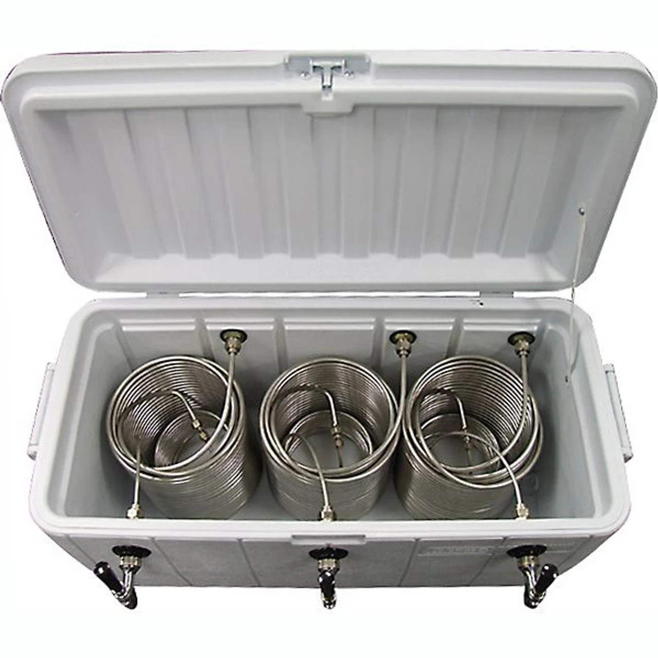 Triple Faucet Jockey Box - 120' Coils - Faucet Hardware Kit 5 Triple Faucet Jockey Box - 120' Coils - Faucet Hardware Kit - Image 3