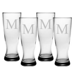 Grand Pilsner Glasses - Set Of 4 (Free Personalization) -Bar Supplies 8646 grand pilsner glasses set of 4 02 48212.1590764783